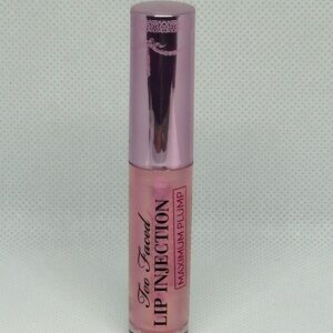 Too Faced Lip Injection Maximum Plump Gloss Pink NEW Full Size 2.8g
